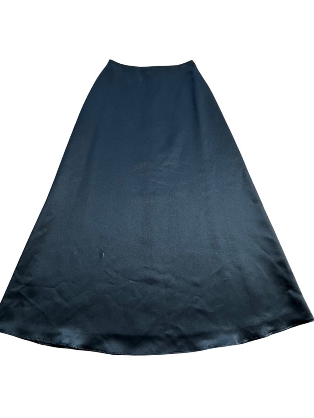 Vintage Jessica McClintock Gunne Sax Size 3/4 Black A-Line Formal Maxi Skirt